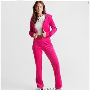 Juice Couture Set Pink Velour